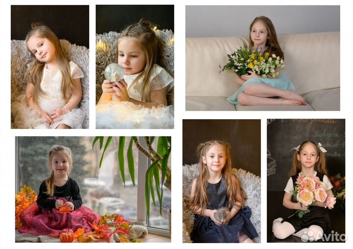 Детская фотосессия в фотостудии от проф. фотографа