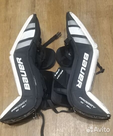 Щитки хоккейные детские bauer