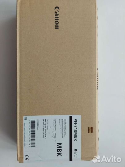 Картридж canon pfi-710mbk