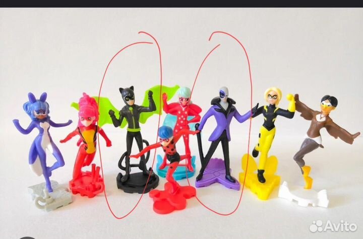 Игрушки из киндера киндер сюрприз леди баг