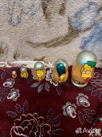 Матрёшки семья симпсонов