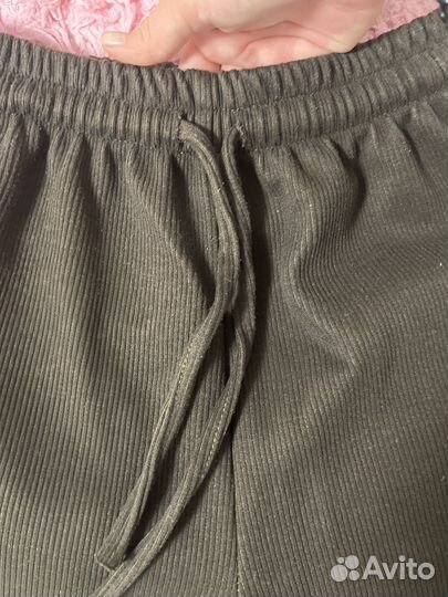 Брюки женские широкие, коричневые. 44 размер