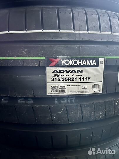 Yokohama Advan Sport V107E 275/40 R21 и 315/35 R21