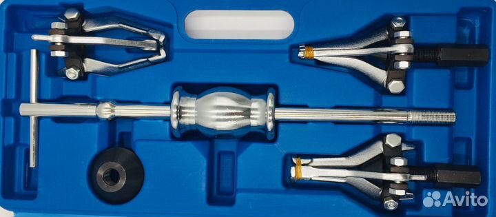 Набор съемников 3-лапых с обратн. молотком 5 пр