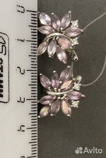 Серьги серебряные 925 проба