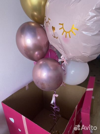 Коробка для подарка или шаров большая