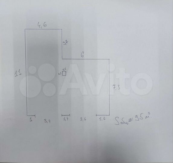 Свободного назначения, 95 м²