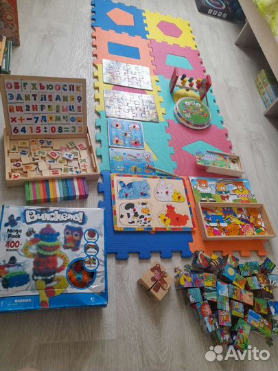 Развивающие деревянные игрушки пакетом