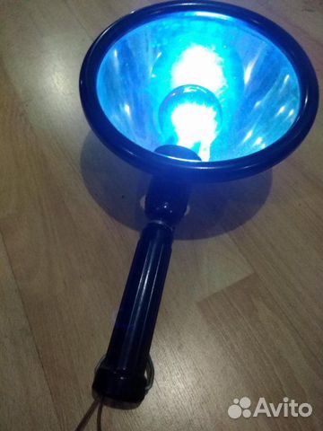 Синяя лампа для прогревания