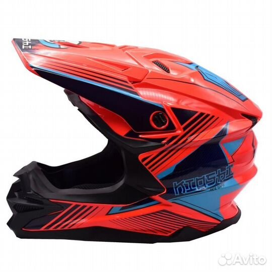 Мотошлем Kioshi(shoei-VFX-W) для кросс-эндуро