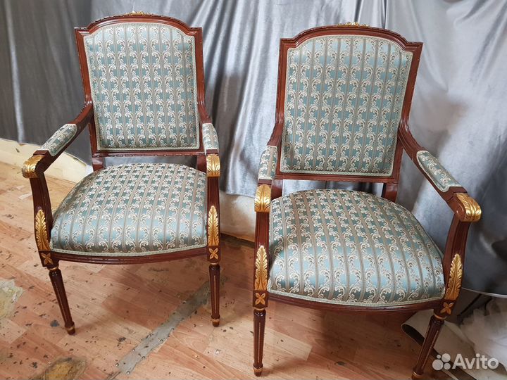 Перетяжка диванов, кресел, кроватей, стульев