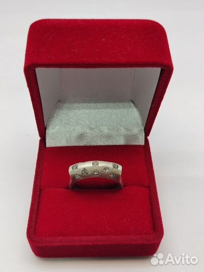 Е.Ц. Кольцо с камнями, серебро 925 (id 54897)
