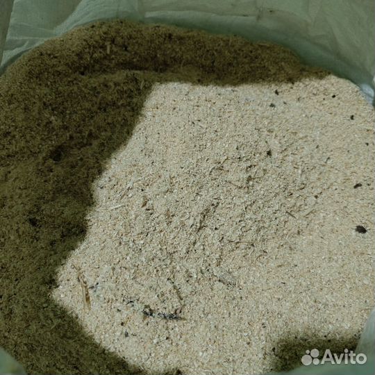 Опилки в мешке