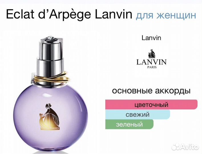 Eclat d’Arpège Lanvin тестер 40 мл