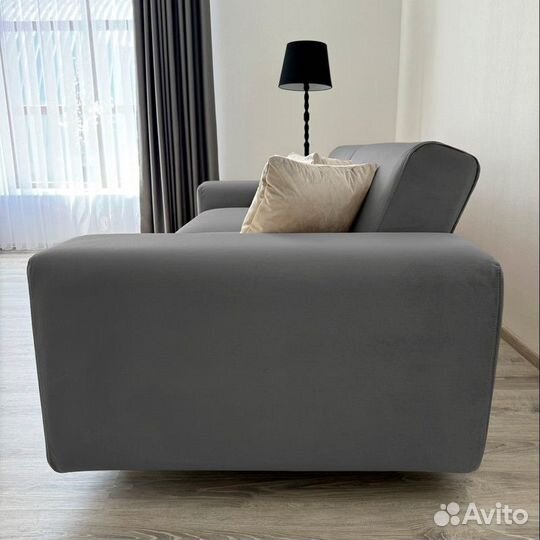 Диван раскладной прямой со съемными чехлами Аурис