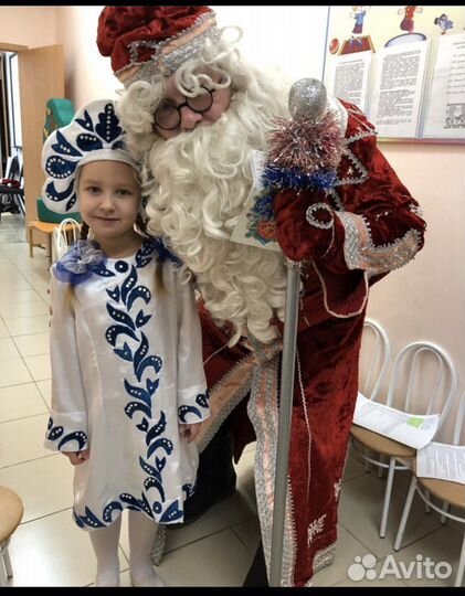 Костюм снегурочки детский