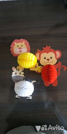 Бумажные игрушки зверей