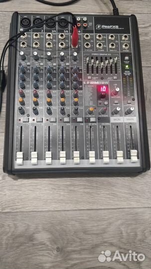 Микшер mackie Profx8 и радиосистема Sennheiser