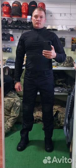 Костюм боевой чёрный