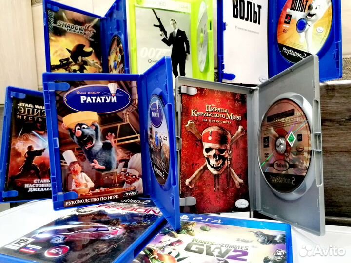 Коллекция лицензии xbox 360, ps 2