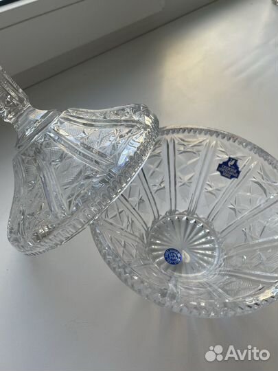 Ваза-конфетница с крышкой (бисквитница)