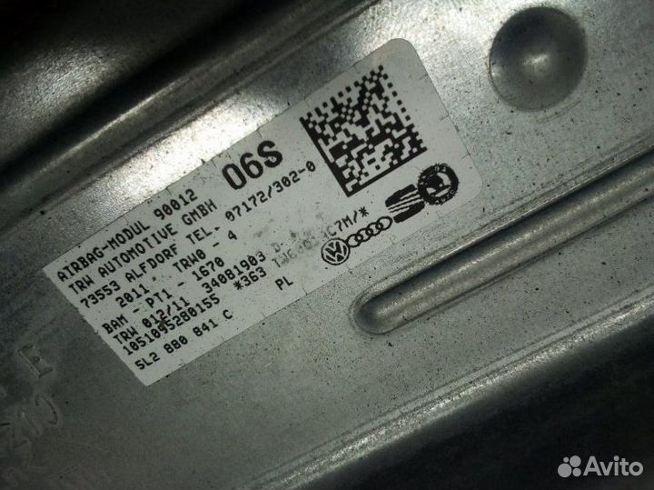 Подушка безопасности ног водителя Skoda Yeti