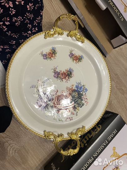 Блюдо фарфор