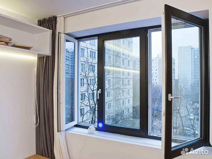 Ремонт окон, фурнитура hopo RAL4266