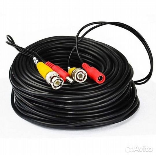 Кабель комбинированный для видеонаблюдения BNC/DC