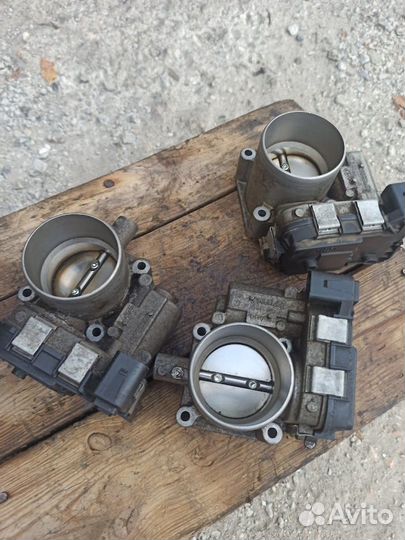 Заслонка дроссельная электрическая Шкода Карог