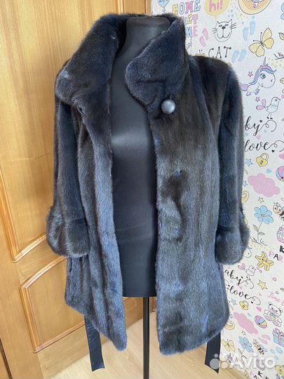 Норковая шуба 70 см, 44