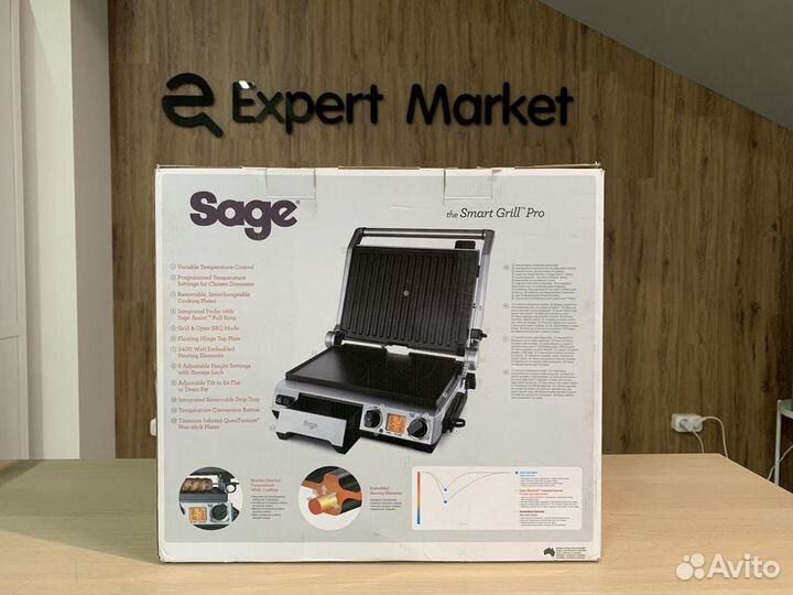 Контактный гриль Sage BGR840
