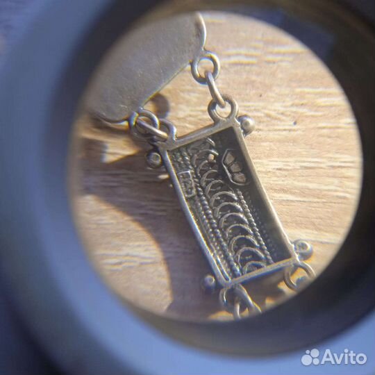 Старинный браслет серебряный