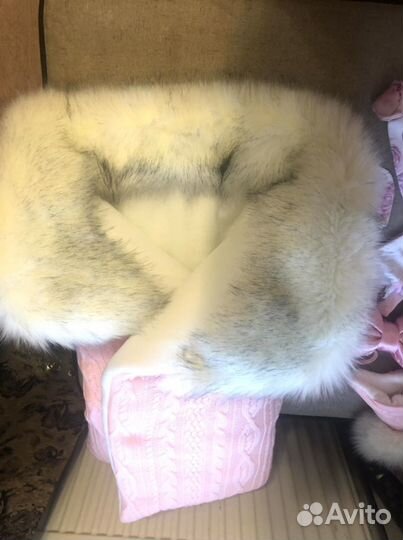 Комплект на выписку для девочки зима