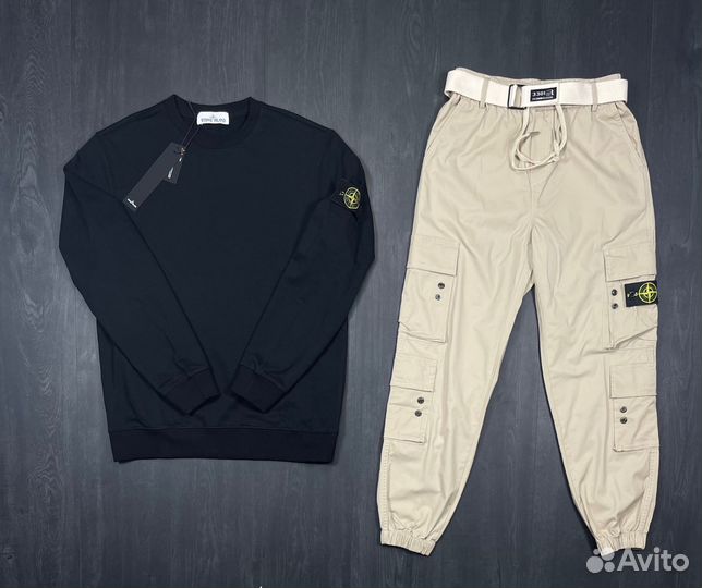 Костюм свитшот и джогеры Stone Island