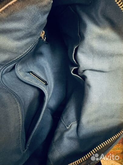 Сумка coccinelle черно-синяя