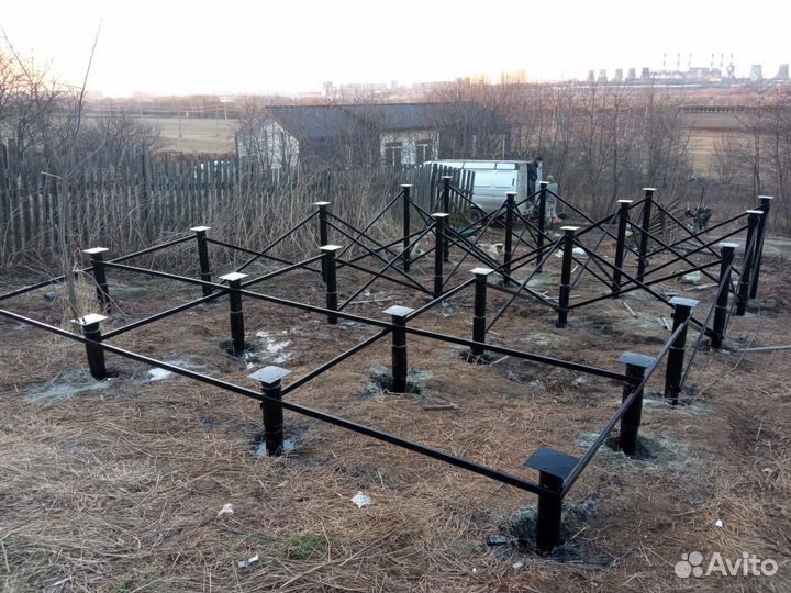 Винтовые сваи под ключ установка