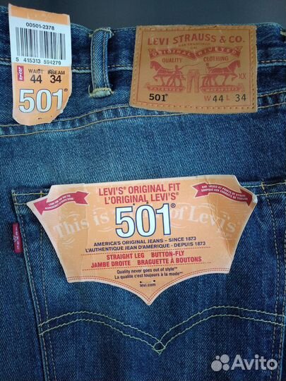 Мужские джинсы levis 501