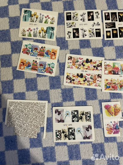 Слайдеры и фольга для дизайна ногтей