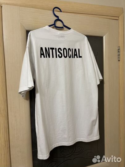 Vetements antisocial футболка