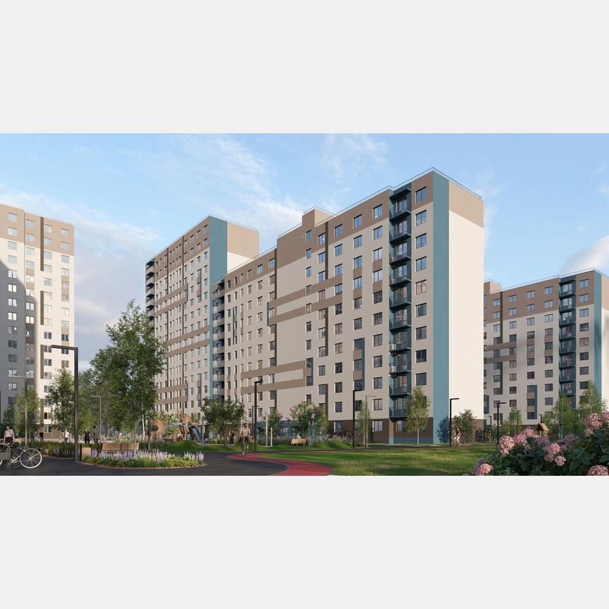 Квартира-студия, 22,8 м², 4/16 эт.