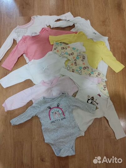Детские вещи пакетом от 0 до 3 месяцев на девочку