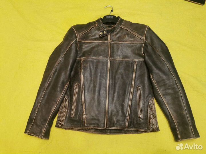 Мотокуртка кожаная мужская Forward Movement 52р