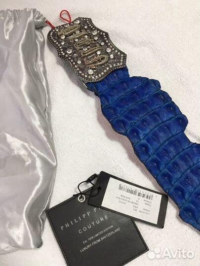 Philipp plein ремень крокодил оригинал