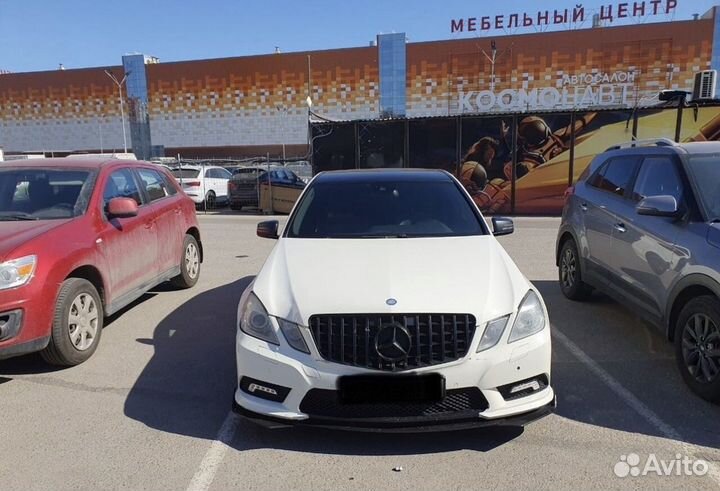 Сплиттер губа Mercedes w212