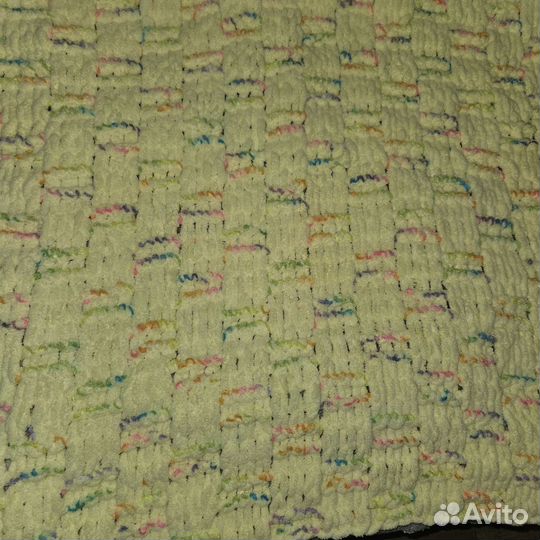 Вязанный плед детский