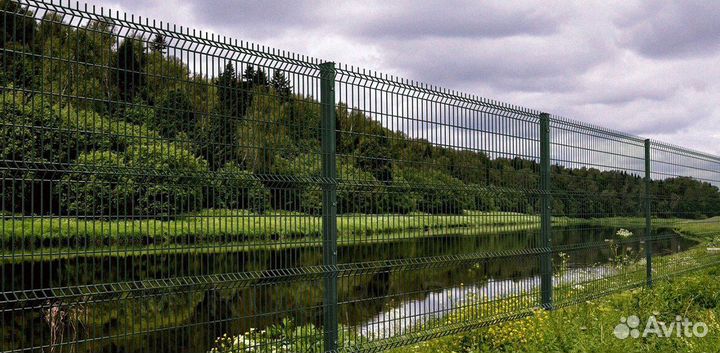 Забор из 3Д сетки
