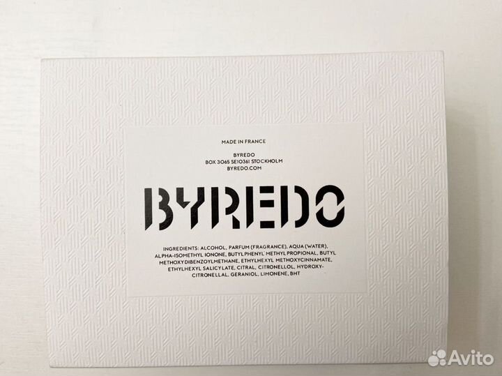 Парфюм byredo blanche 100 мл