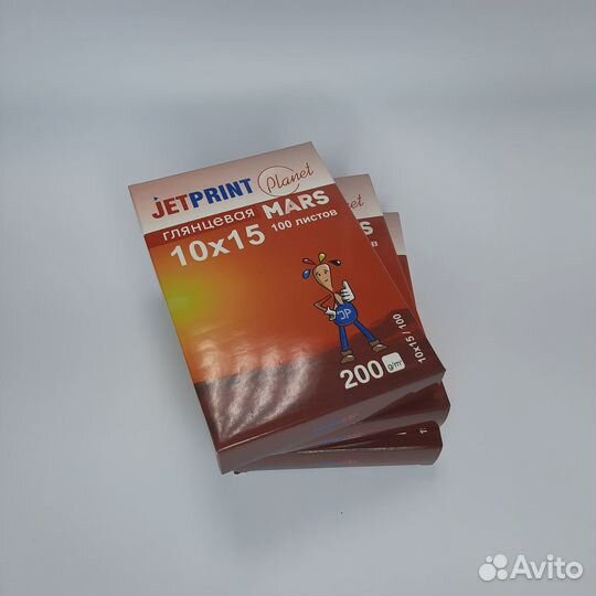Фотобумага jetprint 10х15 глянцевая 200г/м 100л