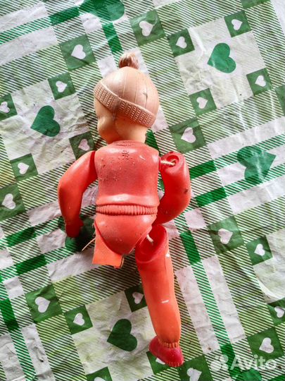Кукла лыжник СССР